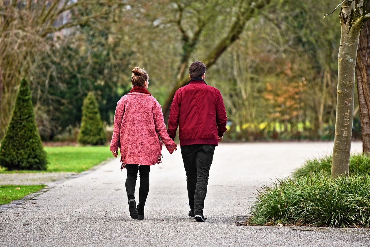 girl, boy, woman, man, couple, nature, together, two, two people, people, walking, recreation, strolling, park, garden, walking, walking, walking, walking, walking